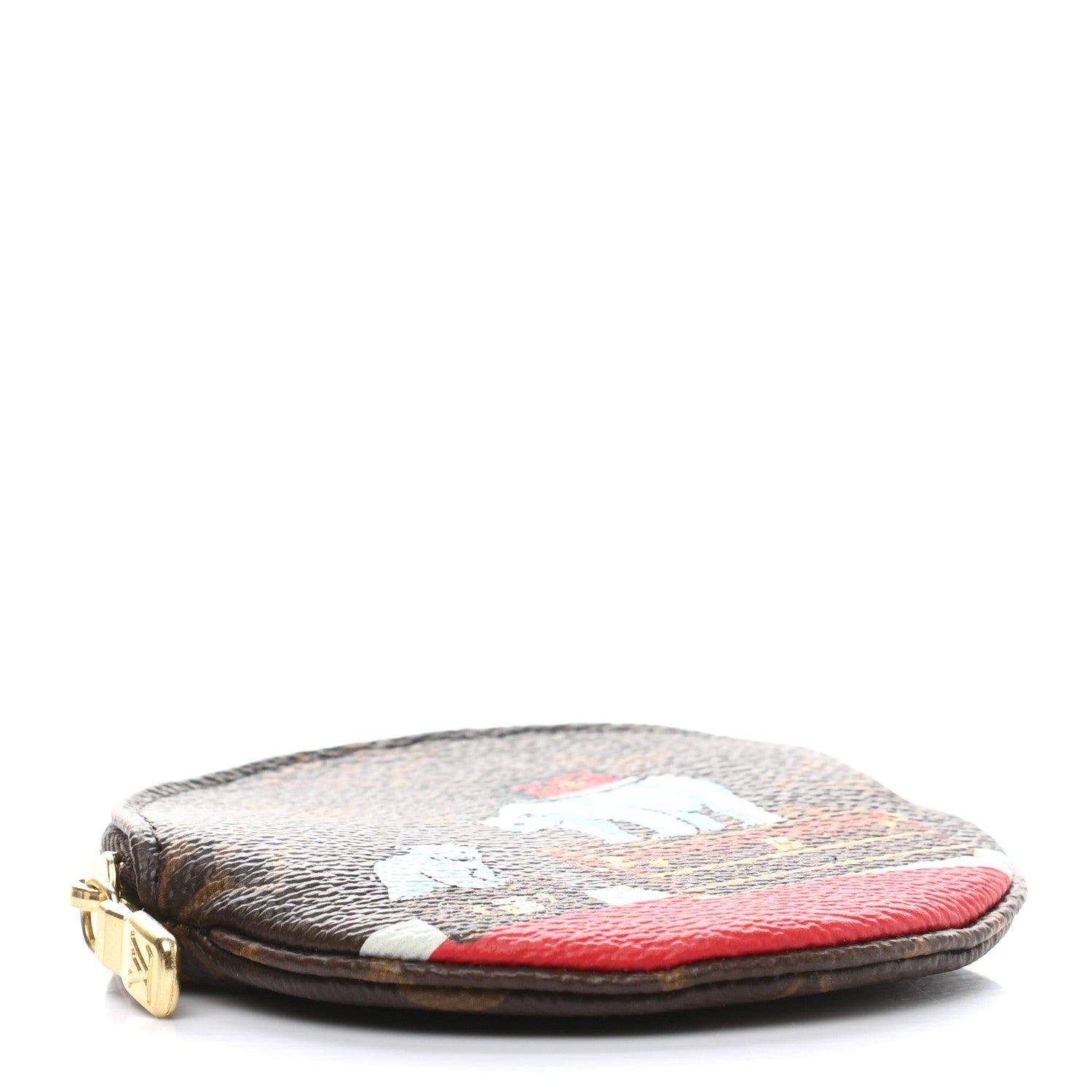 Louis Vuitton Monogram 2017 Christmas Animation Round Coin Purse 4 of 8