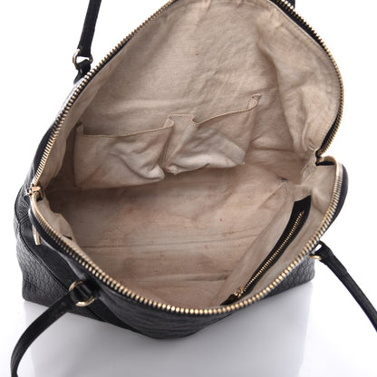 Gucci Guccissima Medium Bree Shoulder Bag Black 7 of 16