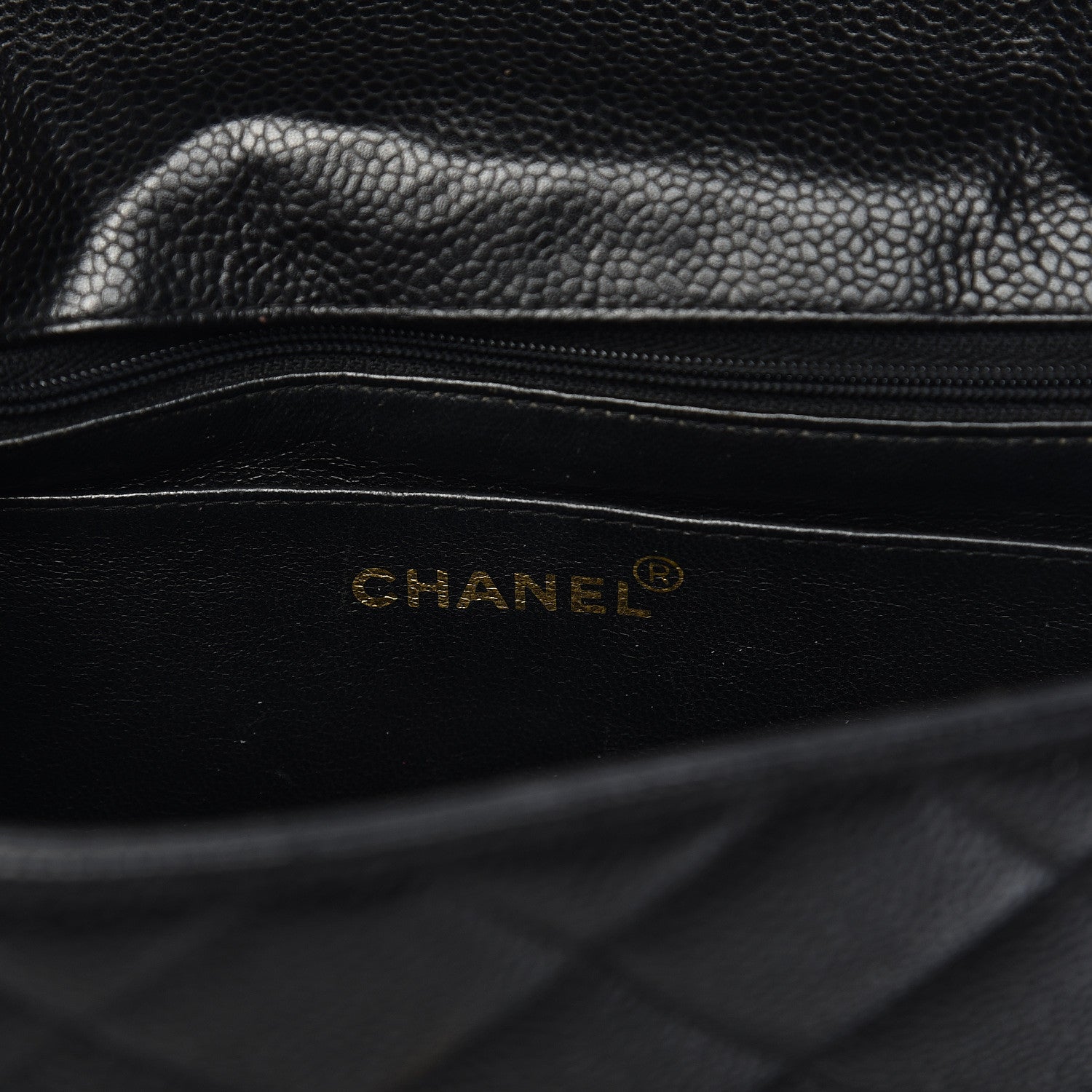 Chanel Caviar Quilted Medium Single Flap Black 6 of 14