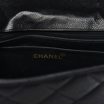 Chanel Caviar Quilted Medium Single Flap Black 6 of 14