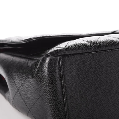 Chanel Caviar Quilted Maxi Double Flap Black 7 of 14