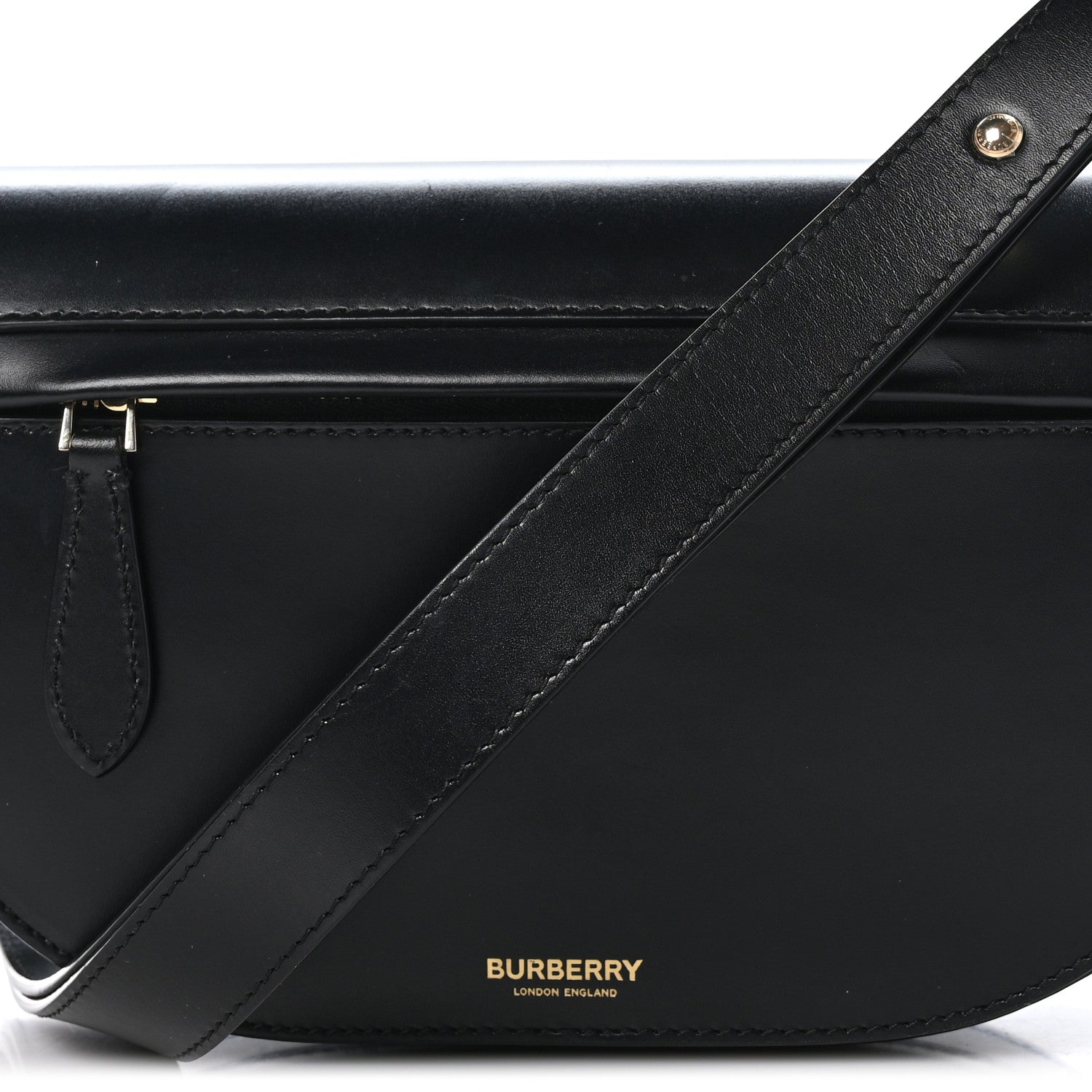 Burberry Calfskin Small Olympia Shoulder Bag Black 7 of 12