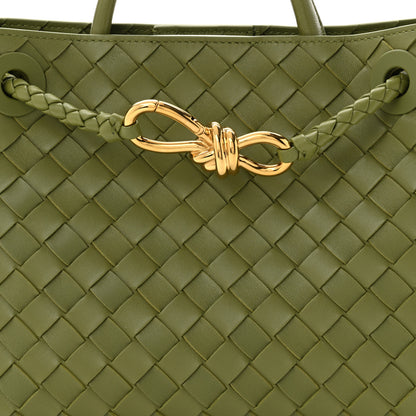 Bottega Veneta Nappa Intrecciato Small Andiamo Shoulder Bag Matcha 7 of 9