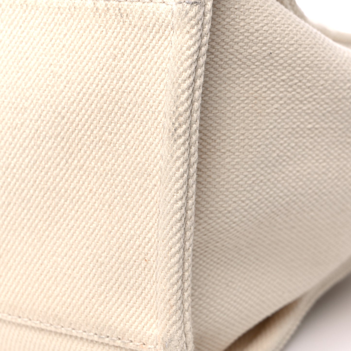Canvas Pearl Large Deauville Tote Ecru Beige