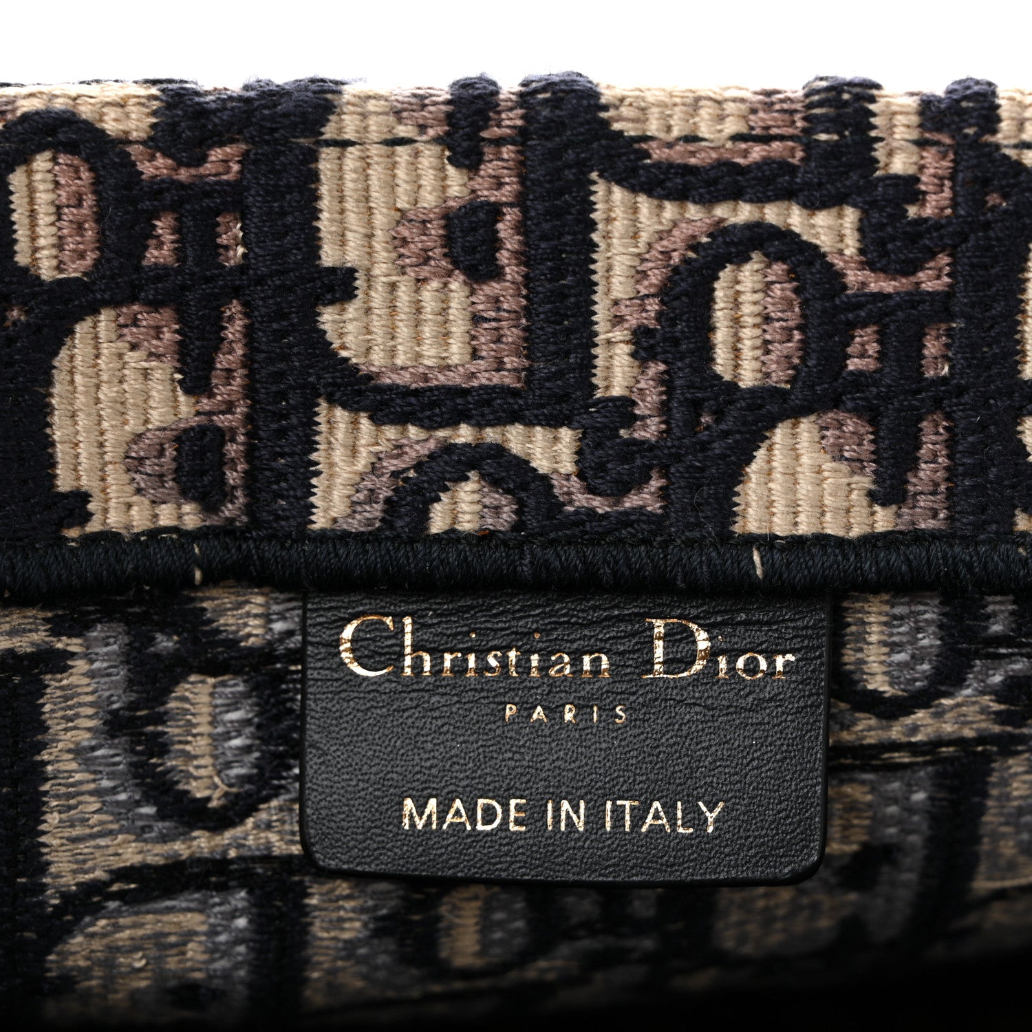 Christian Dior Oblique Medium Book Tote Blue Multicolor 6 of 9
