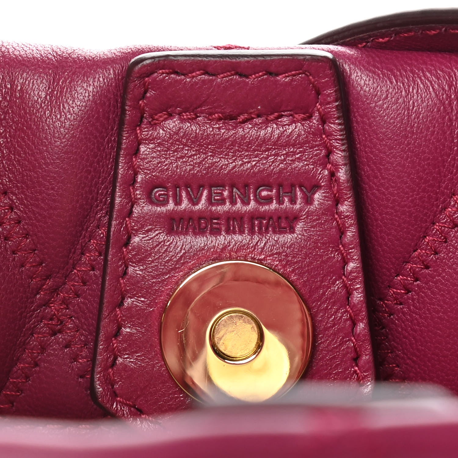 Givenchy Lambskin Quilted Mini GV Bucket Bag Orchid Purple 6 of 13