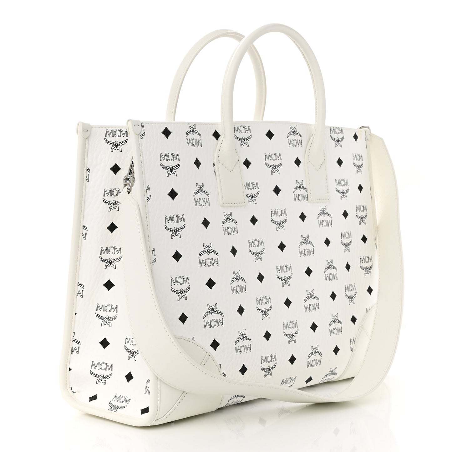 Visetos Large Munchen Tote White