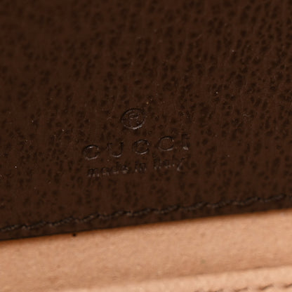Gucci GG Supreme Monogram Textured Dollar Calfskin Web Ophidia Belt Bag 95 38 Beige Ebony New Acero 6 of 10