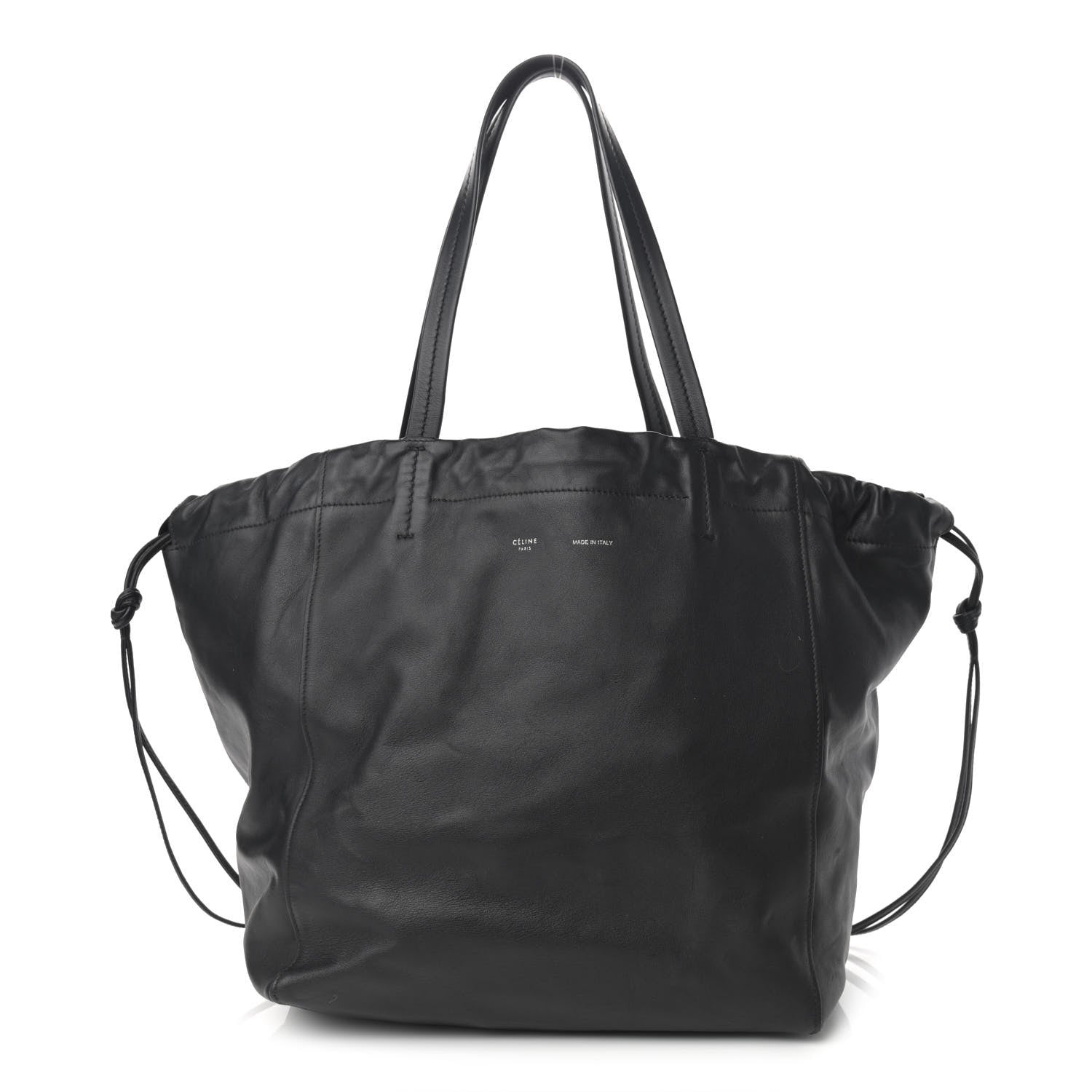 Celine Smooth Calfskin Small Coulisse Cabas Black 1 of 11
