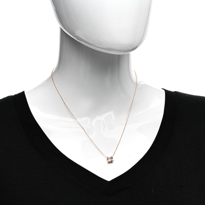 David Yurman 18K Rose Gold Diamond Morganite 7mm Petite Chatelaine Pendant Necklace 2 of 4