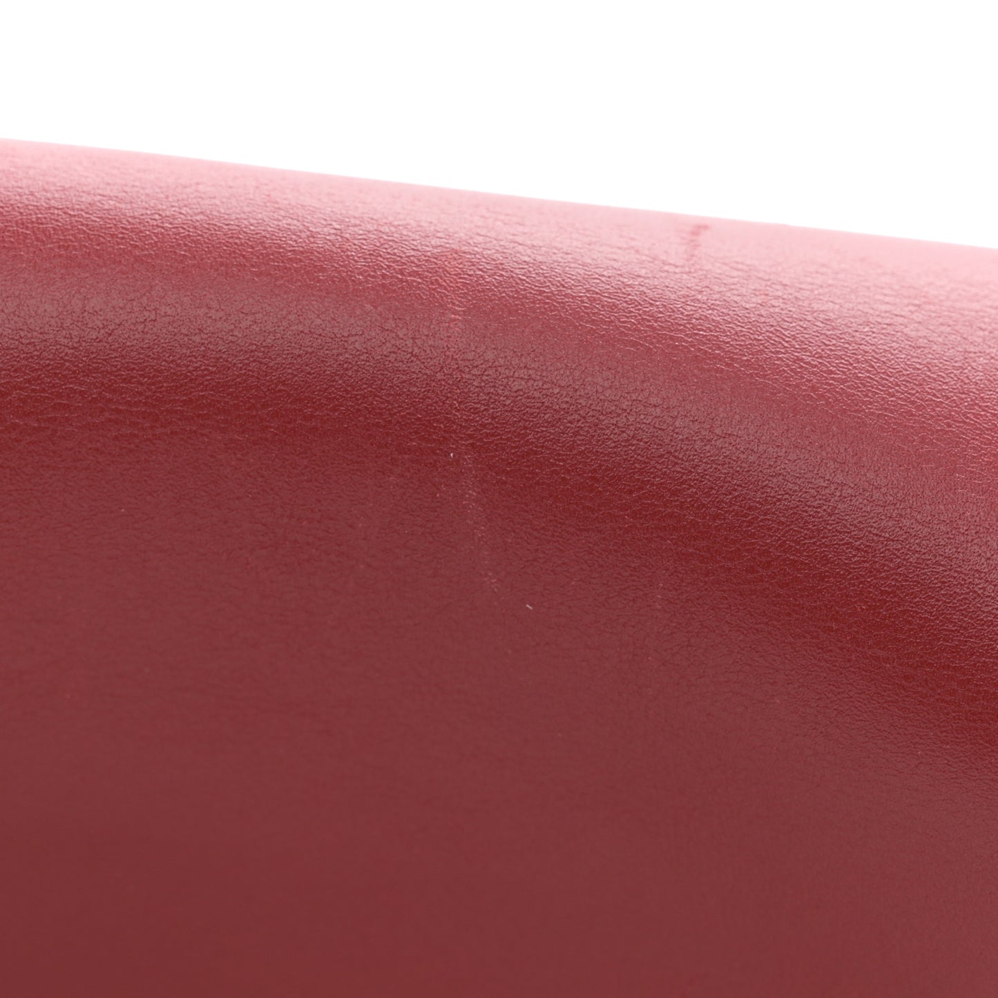 Vitello Small Rockstud Flap Saddle Bag Red