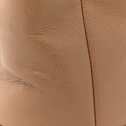 Chanel Caviar Medium Soft CC Top Handle Tote Dark Beige 29 of 29