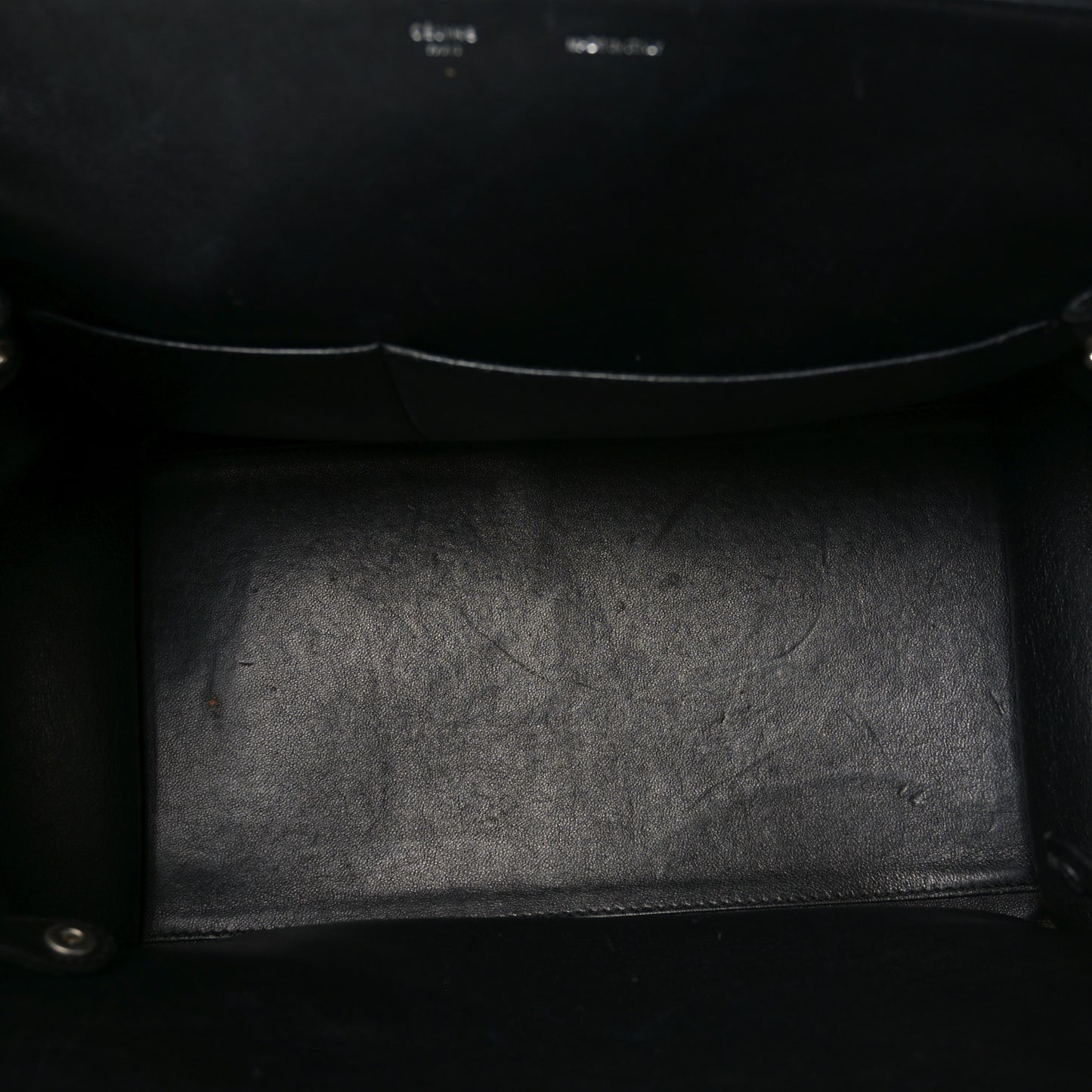 Drummed Calfskin Suede Double Zip Trapeze Black