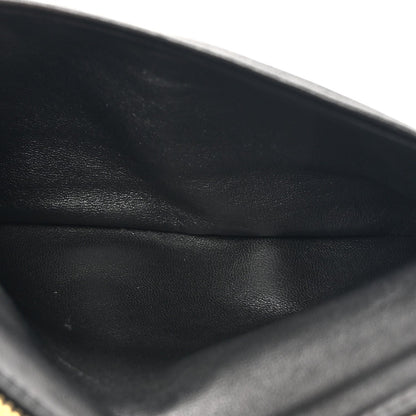 Saint Laurent Lambskin Large Calypso Bi-Fold Wallet Black 5 of 9