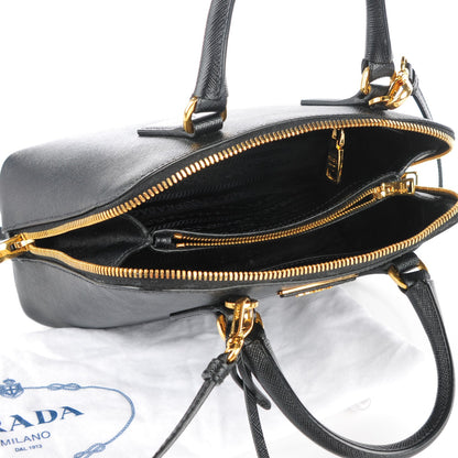 Prada Saffiano Lux Mini Promenade Tote Black 6 of 10