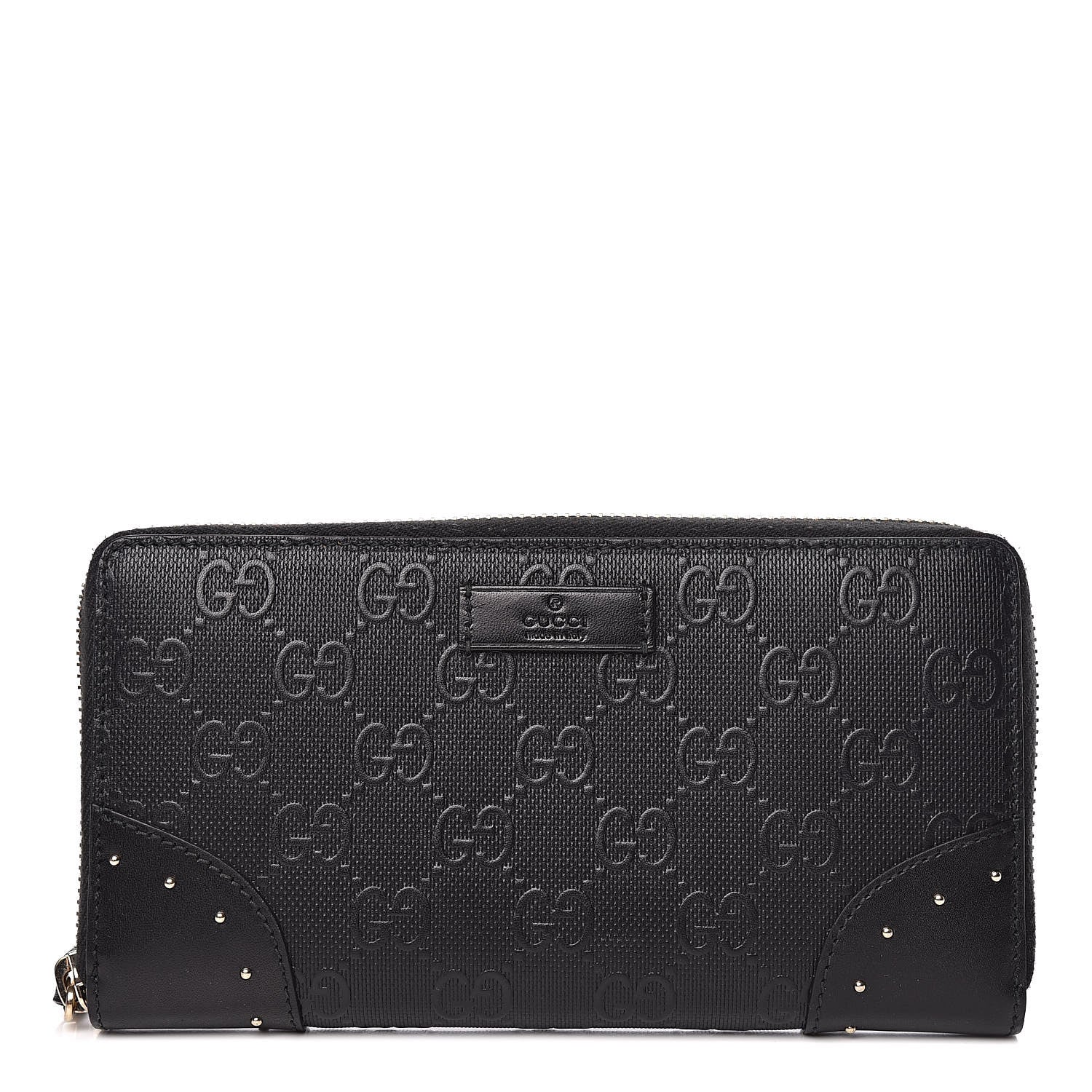Gucci Bright Diamante GG Monogram Wallet Black 1 of 8