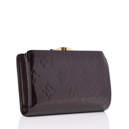 Louis Vuitton Vernis French Purse Wallet Amarante 3 of 8