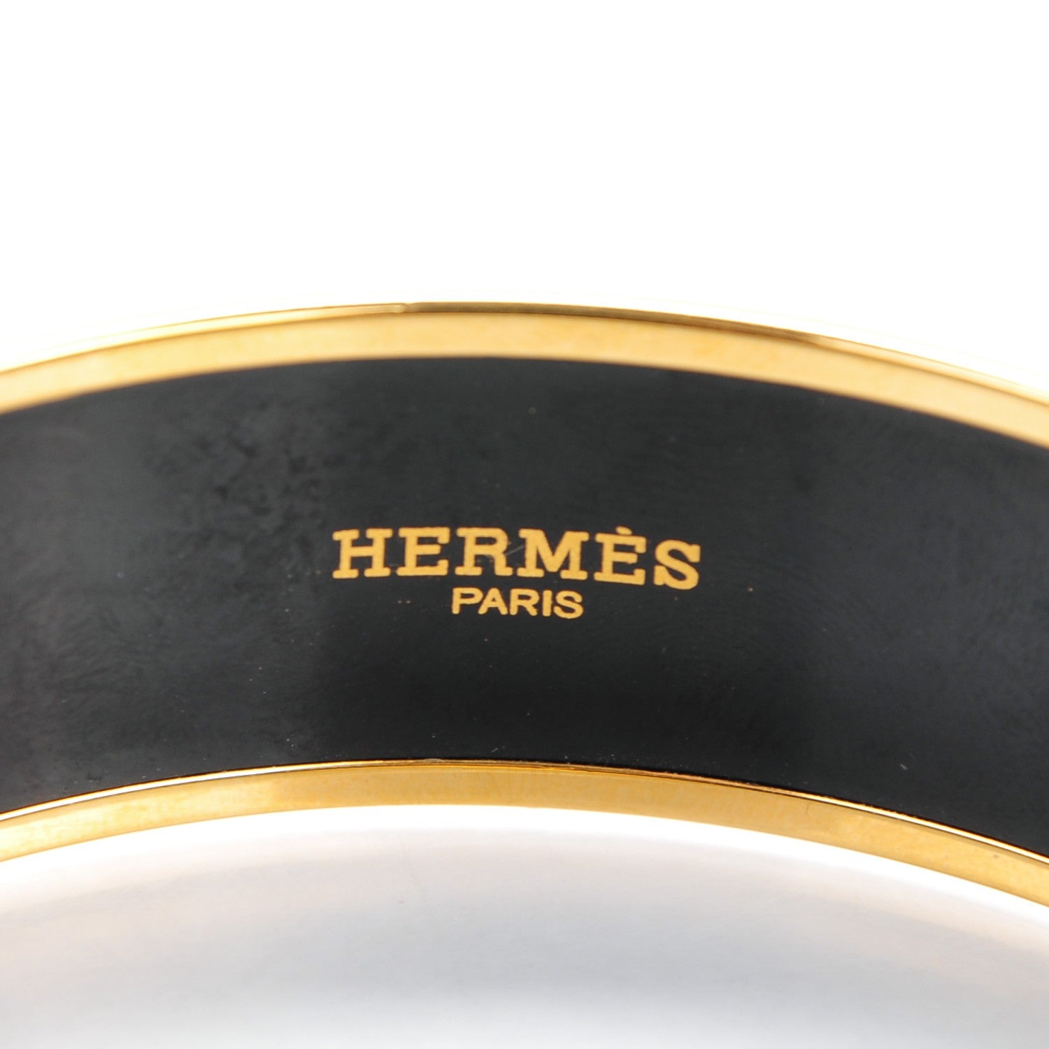 Hermes Enamel Printed Wide Sangles Bracelet 70 4 of 6