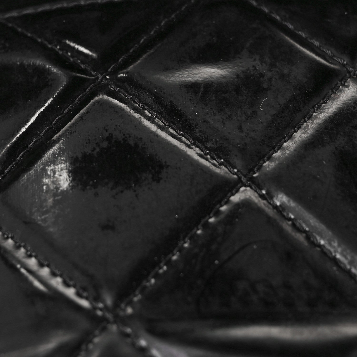 Chanel Vinyl Quilted In The Business Flap Bag Black 8 of 12