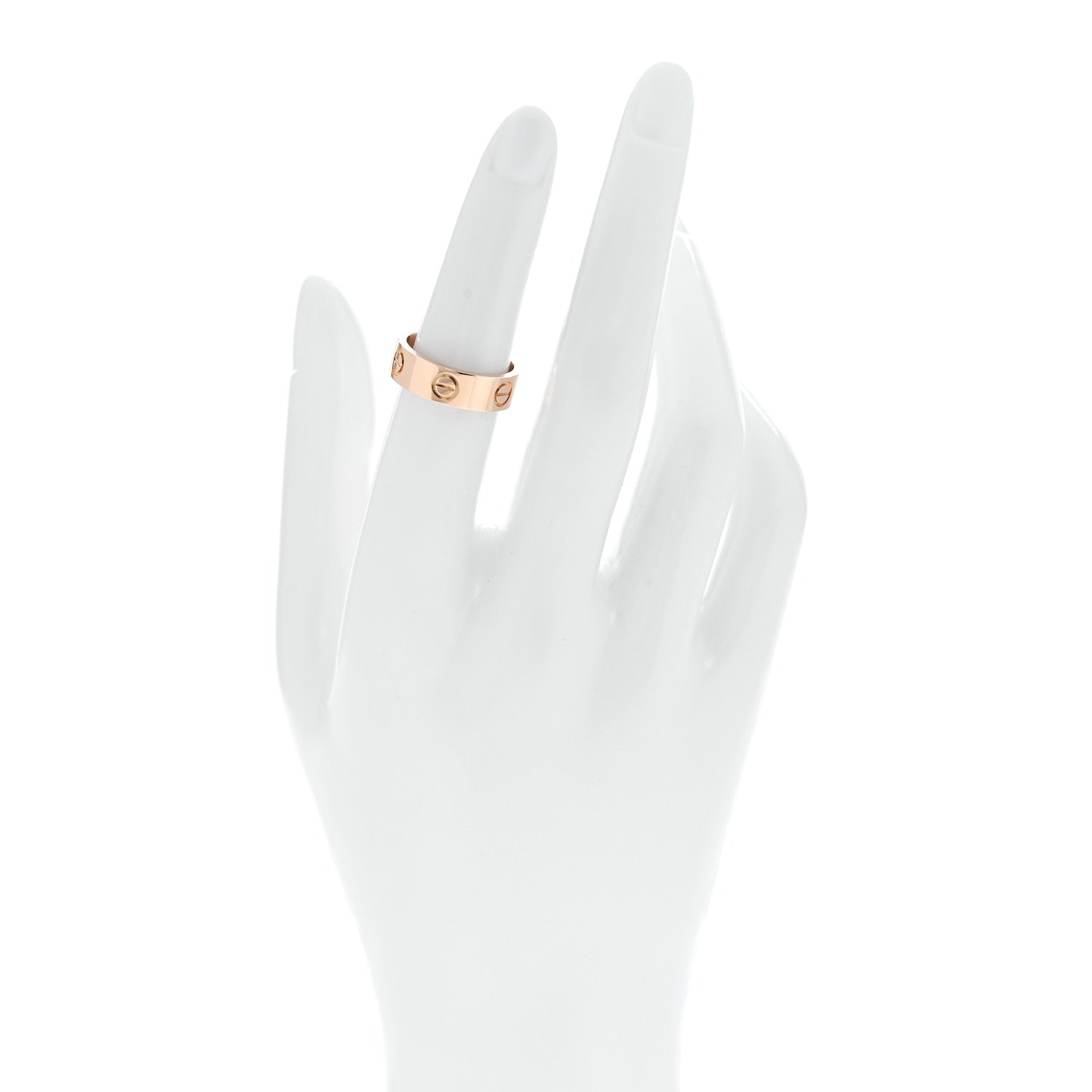 Cartier 18K Pink Gold 5.5mm LOVE Ring 51 5.75 2 of 4