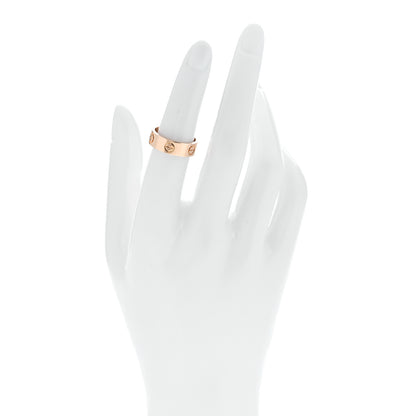 Cartier 18K Pink Gold 5.5mm LOVE Ring 51 5.75 2 of 4