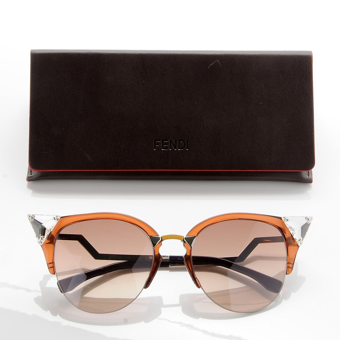 Iridia Cat Eye Sunglasses FF 0041/S Brown