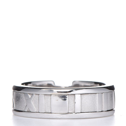 Tiffany 18K White Gold Diamond Atlas Ring 47 4 4 of 6