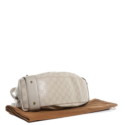 Gucci Guccissima Medium Pelham Shoulder Bag Off White 4 of 9