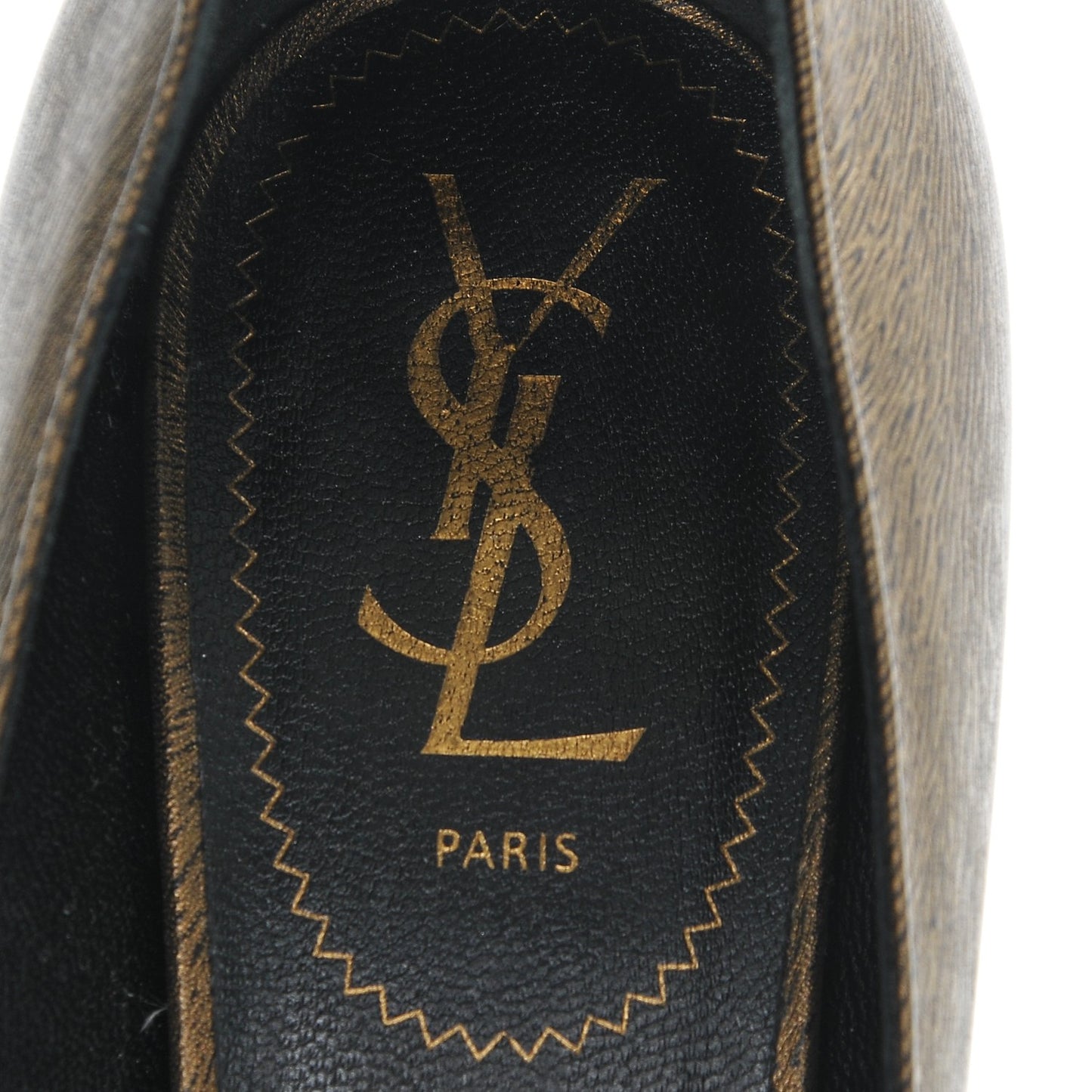 Calfskin Horse Print Tribtoo 80 Pumps 39 Gold
