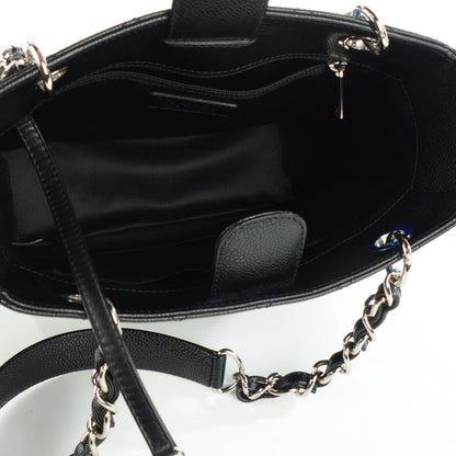 Chanel Caviar Quilted Petit Shopping Tote PST Black 8 of 8