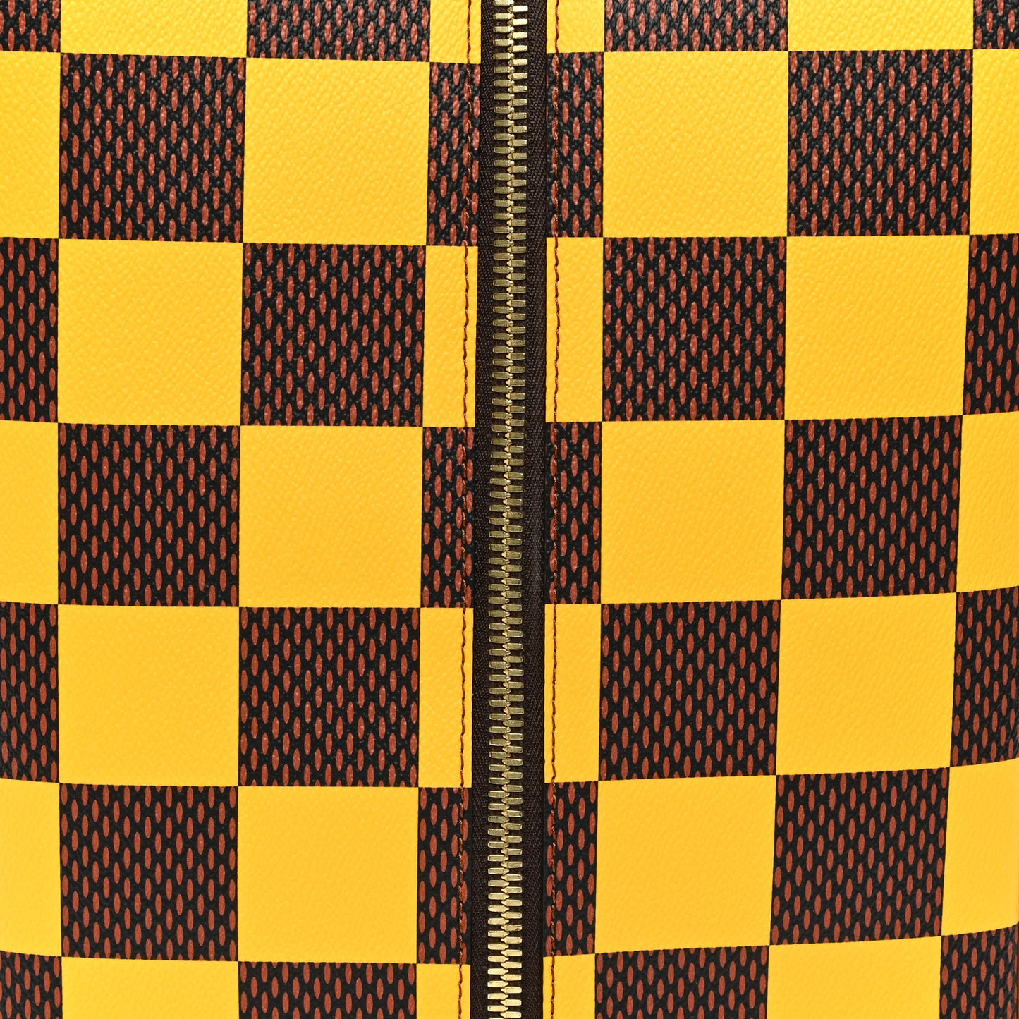Damier Pop Shoes Bag Yellow