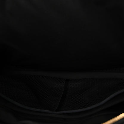 Chanel Shiny Grained Calfskin Quilted Travel Bowling Bag Black 5 of 10