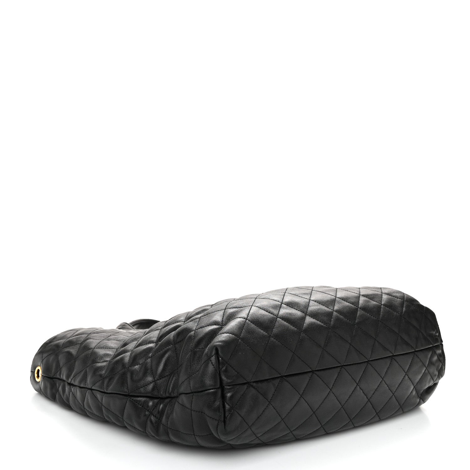 Saint Laurent Lambskin Quilted Maxi Icare Shopping Tote Black 5 of 11
