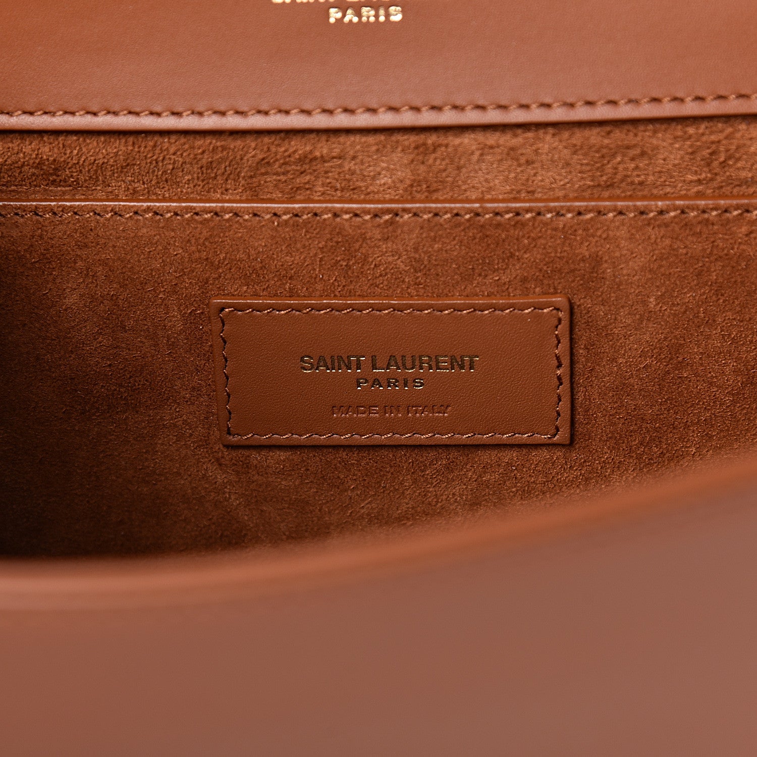 Saint Laurent Smooth Calfskin Medium Classic Monogram Kate Tassel Brown 7 of 10