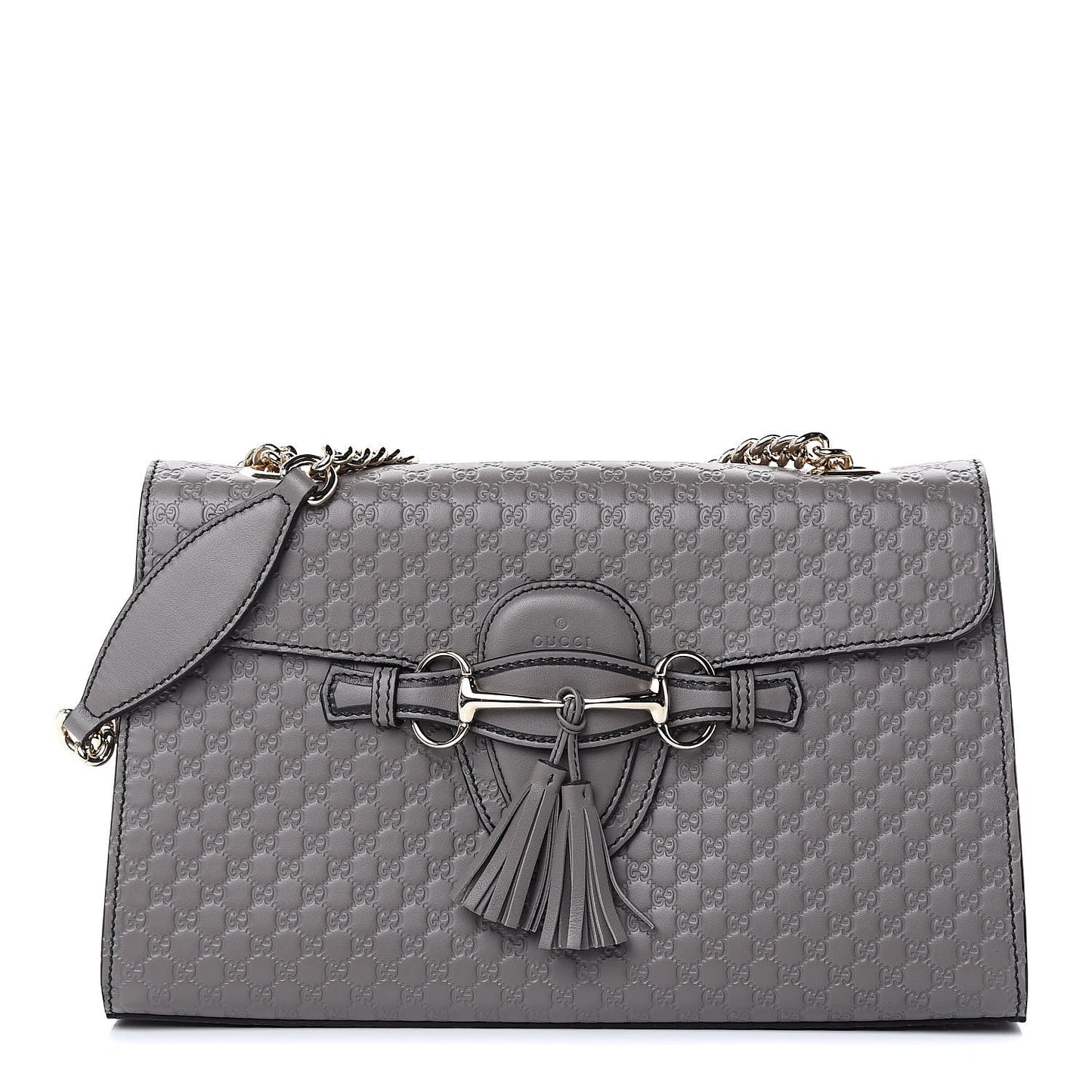 Soft Microguccissima Medium Emily Chain Shoulder Bag Loess