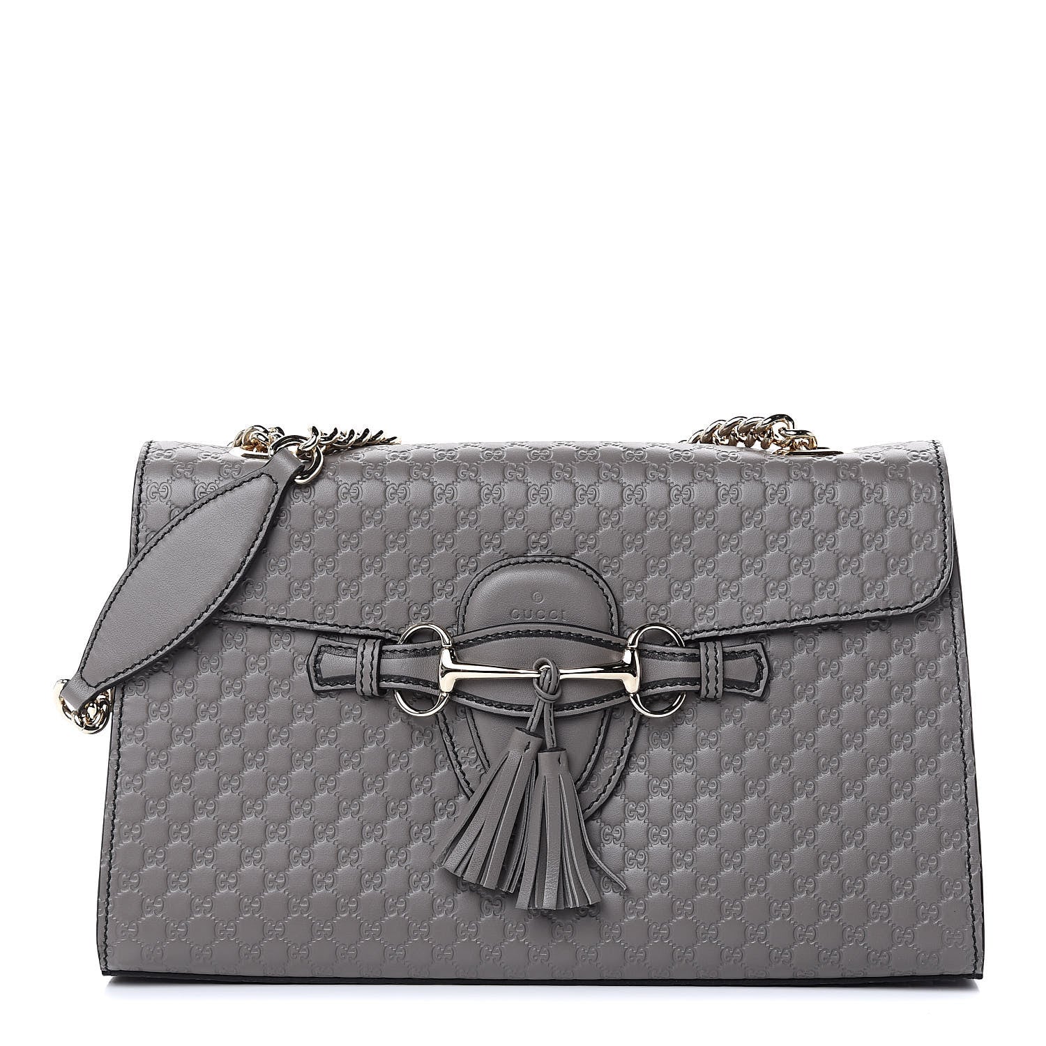 Gucci Soft Microguccissima Medium Emily Chain Shoulder Bag Loess 1 of 10