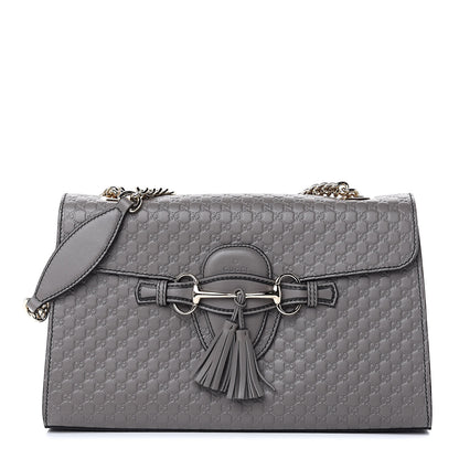 Gucci Soft Microguccissima Medium Emily Chain Shoulder Bag Loess 1 of 10