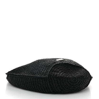 Khaite Raffia Medium Lotus Tote Black 4 of 9
