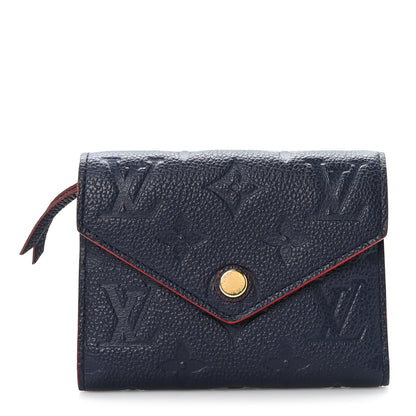 Louis Vuitton Empreinte Victorine Wallet Marine Rouge 1 of 7