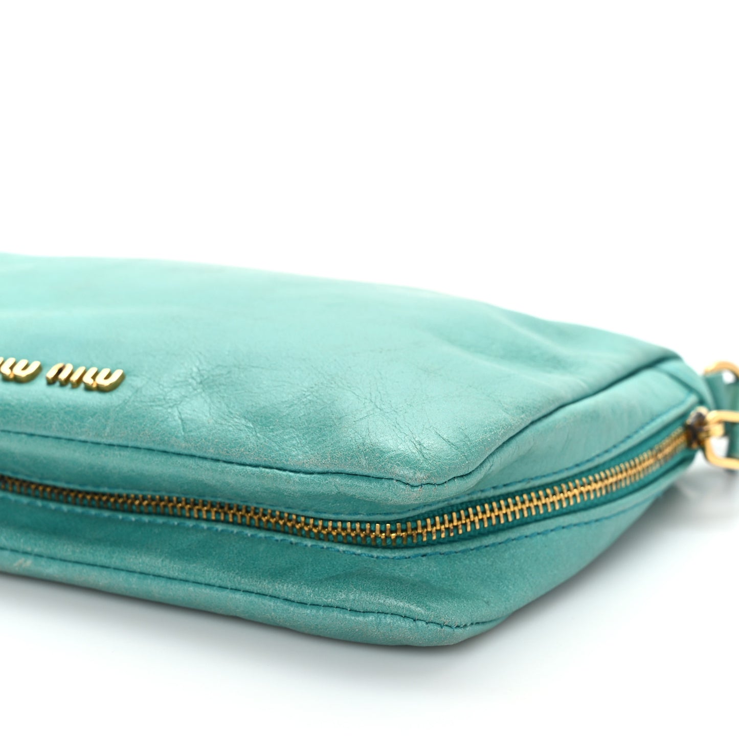 Nappa Shoulder Bag Turchese