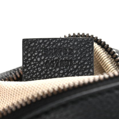 Gucci Grained Calfskin Small Logo Belt Bag Black 7 of 10