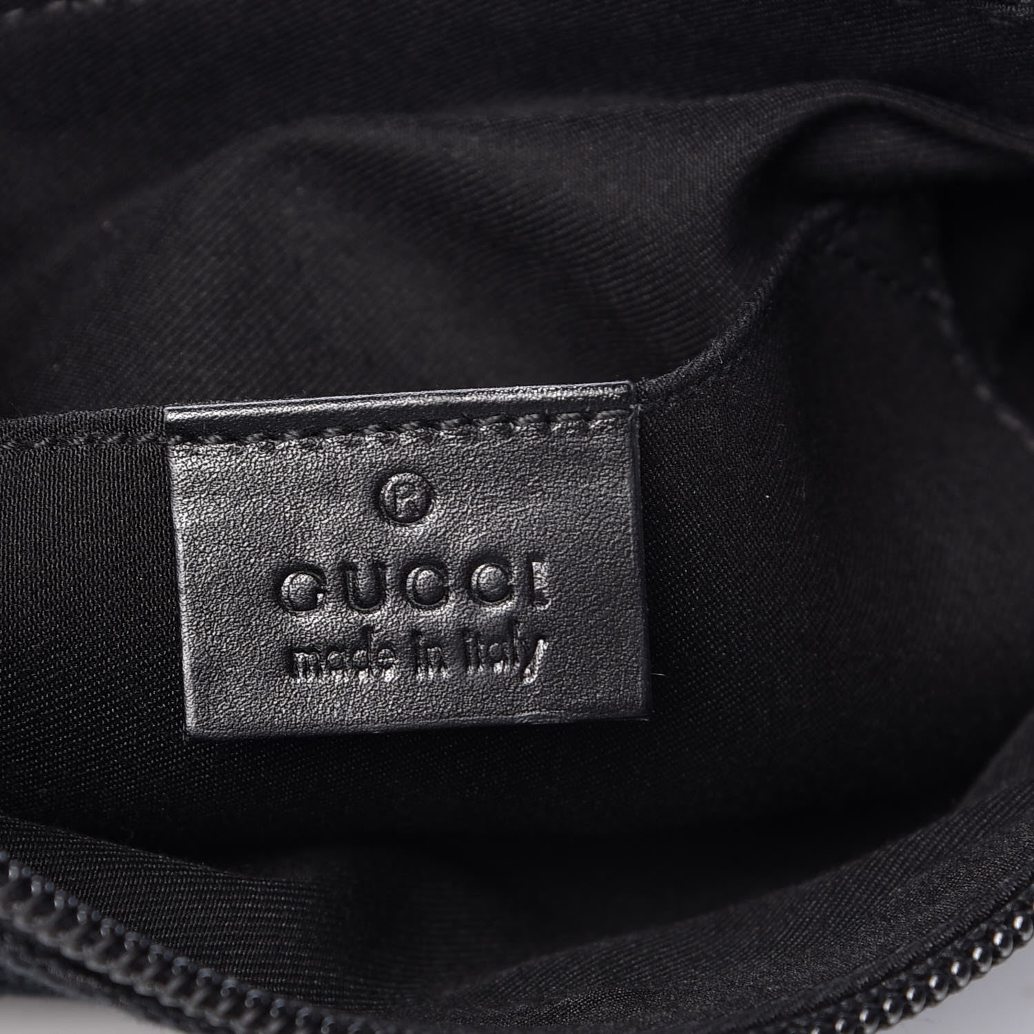 Gucci Monogram Small Perforated Messenger Black 6 of 11