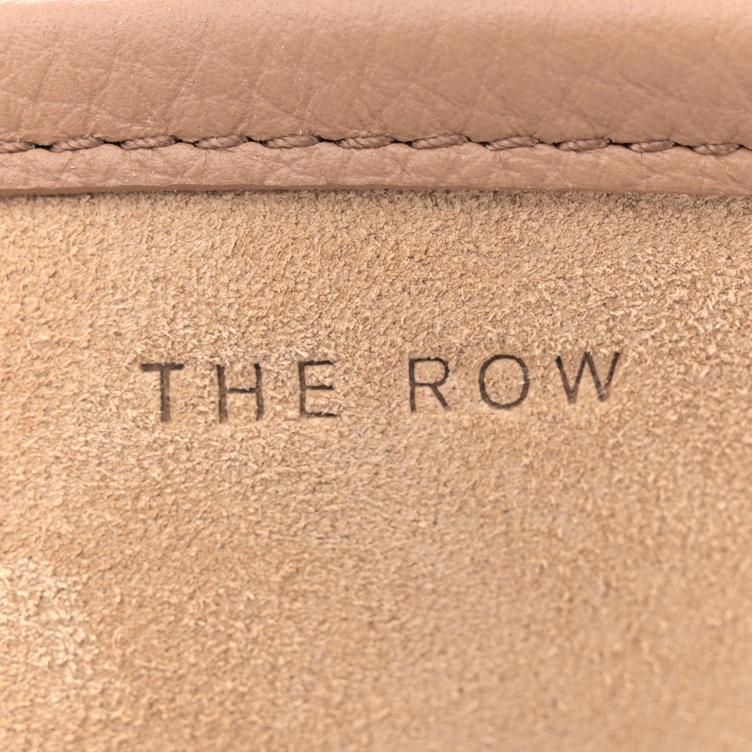 The Row Grained Calfskin Medium N/S Park Tote Sandpit 6 of 10