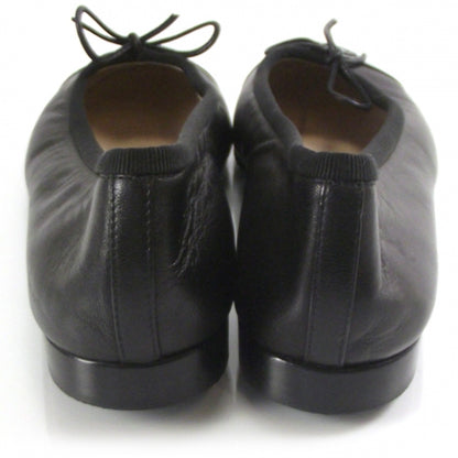 Chanel Patent Leather Tip Ballerina Flats 34.5 Black 4 of 9