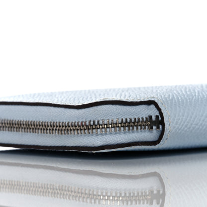 Hermes Epsom Silk'In Wallet Bleu Brume 8 of 12