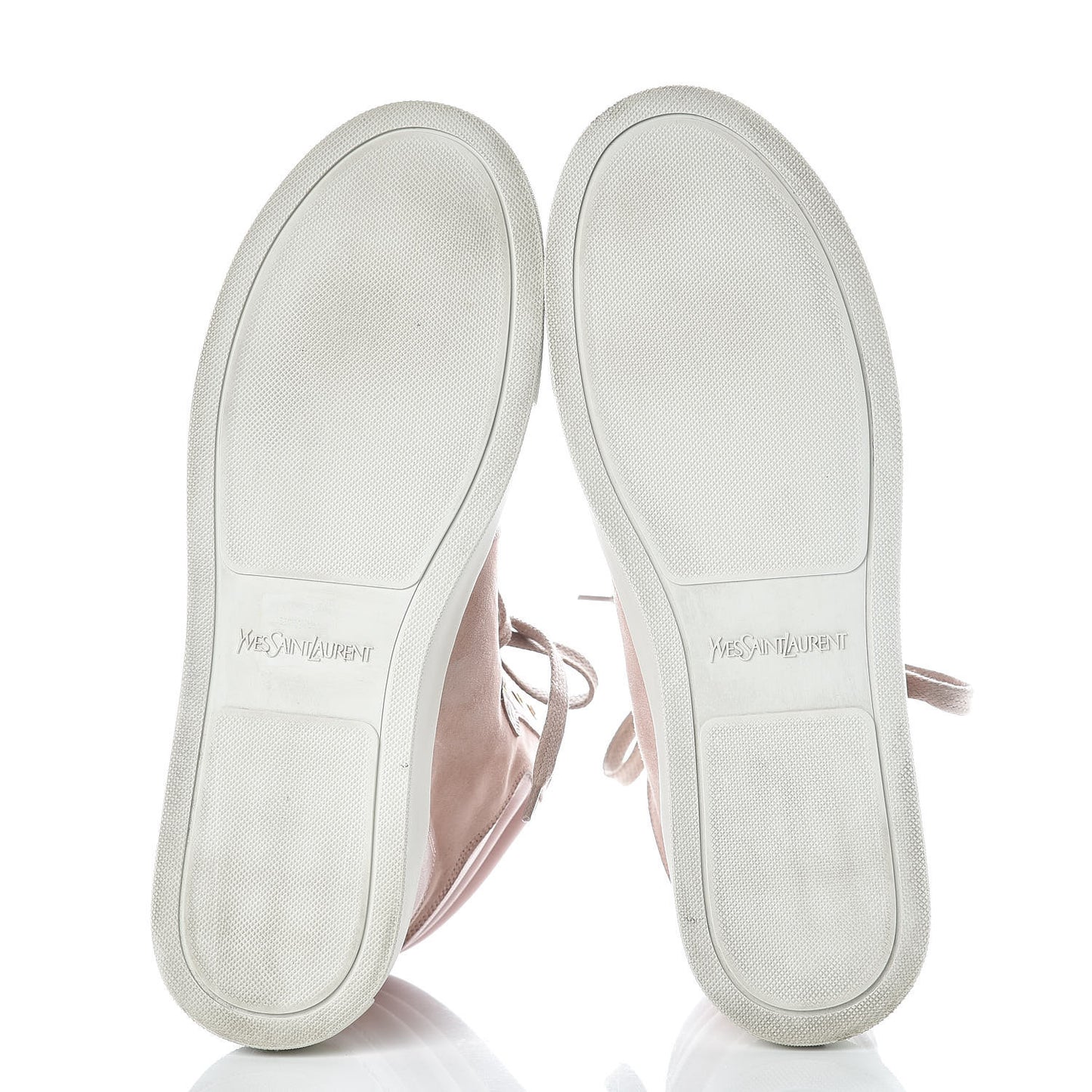 Suede High Top Sneakers 39.5 Pink