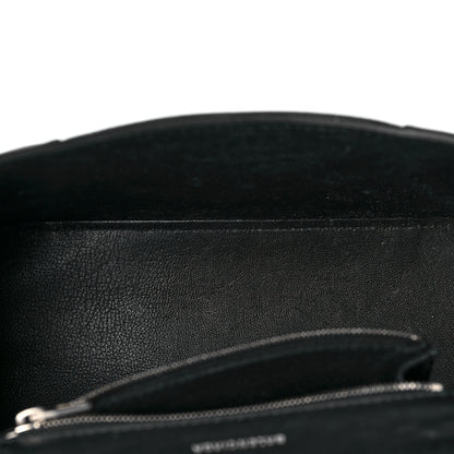 Balenciaga Grained Calfskin Small Hourglass Top Handle Bag Black 5 of 9