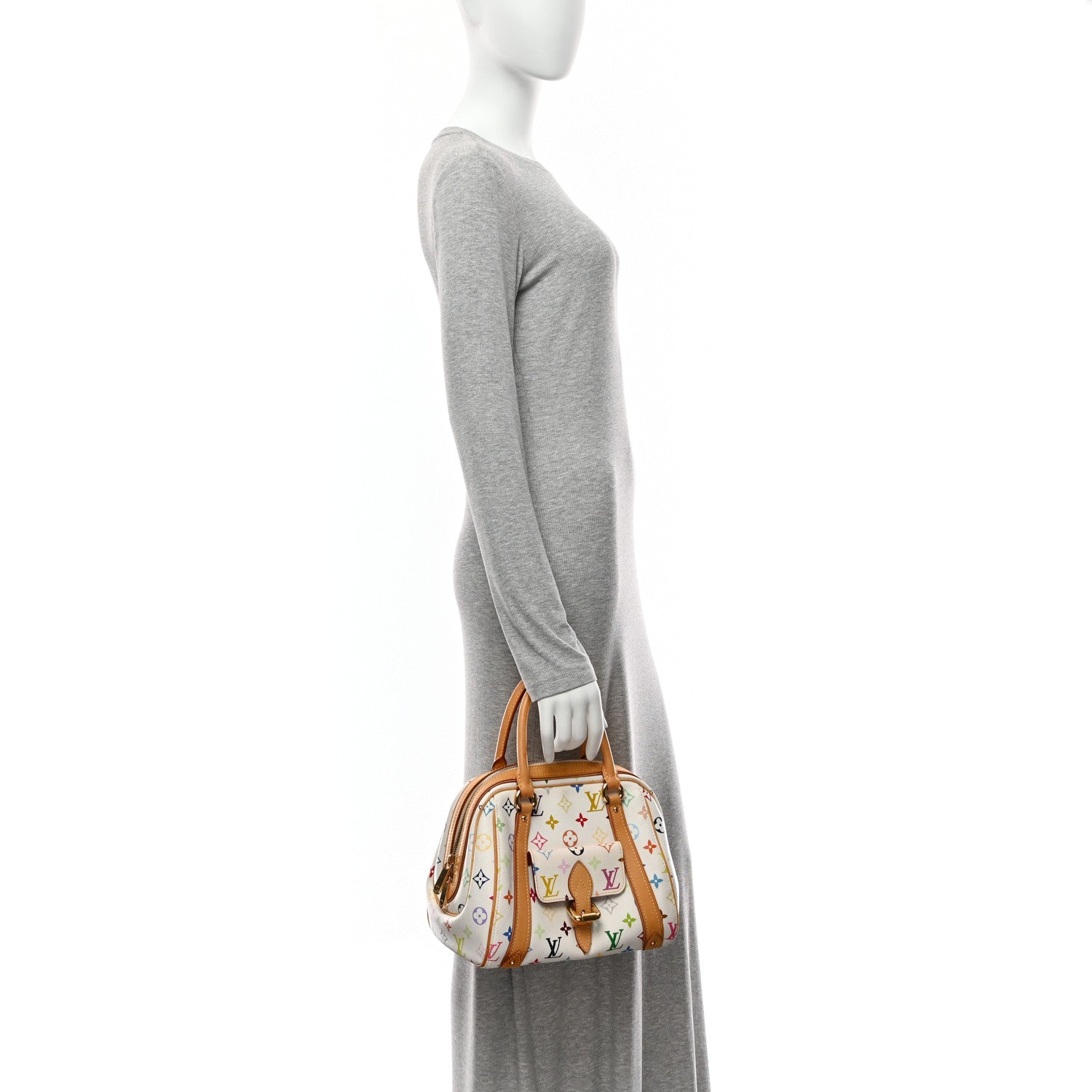 Louis Vuitton Monogram Multicolor Priscilla White 2 of 11