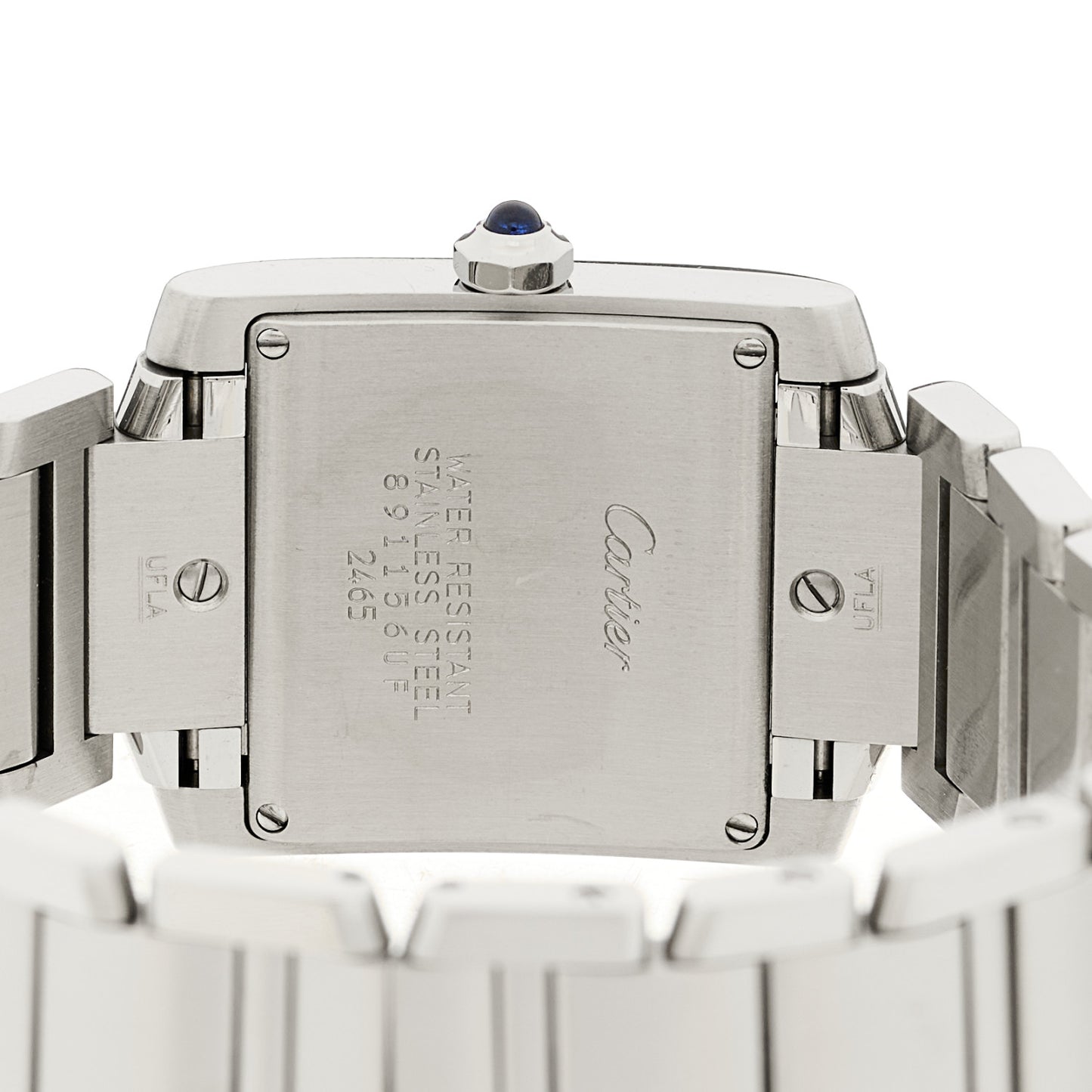 Stainless Steel 25mm Tank Francaise Quartz Watch