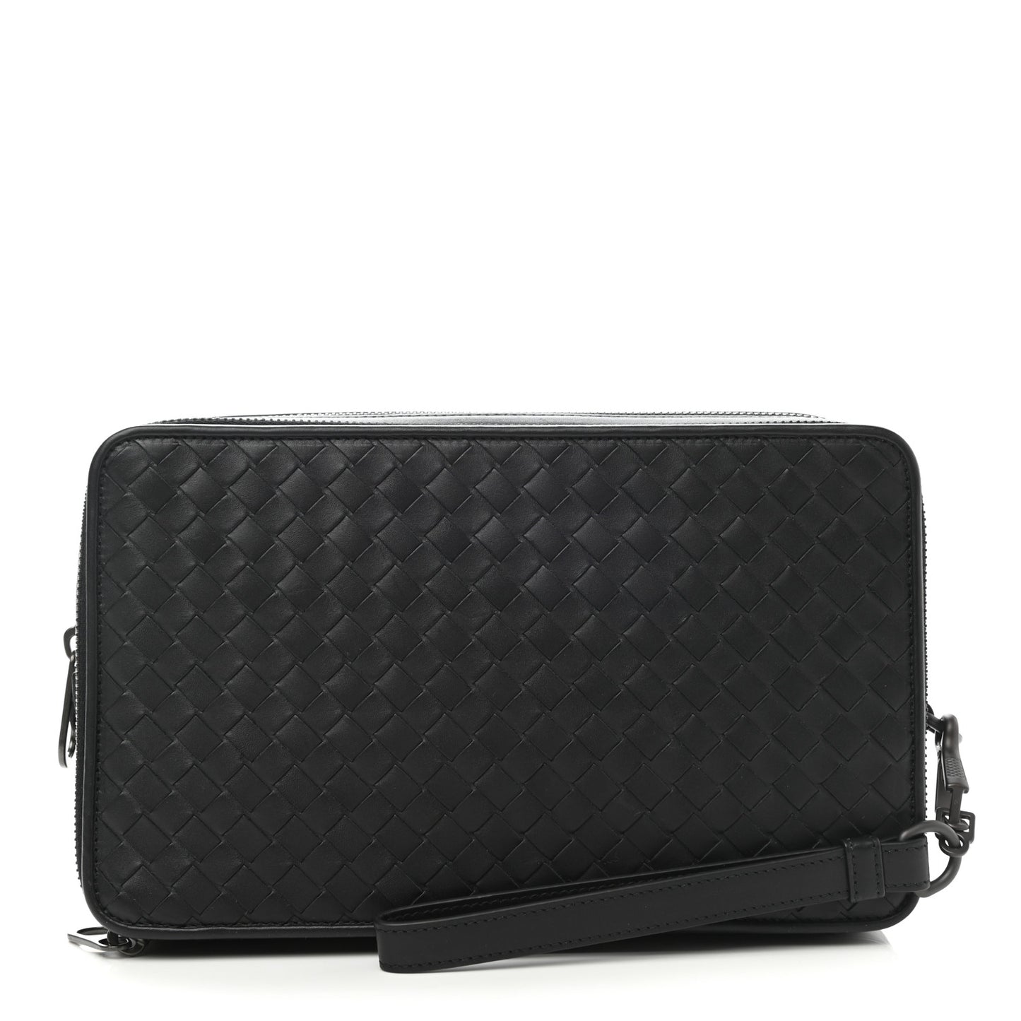 Nappa Intrecciato Organizer Wallet Black